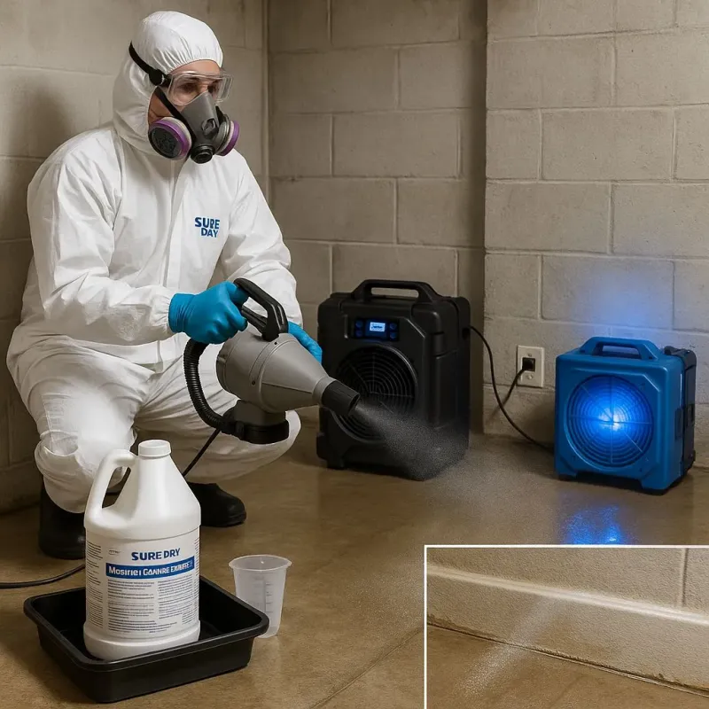 Sanitization and Odor Removal process in City of Chesapeake, VA